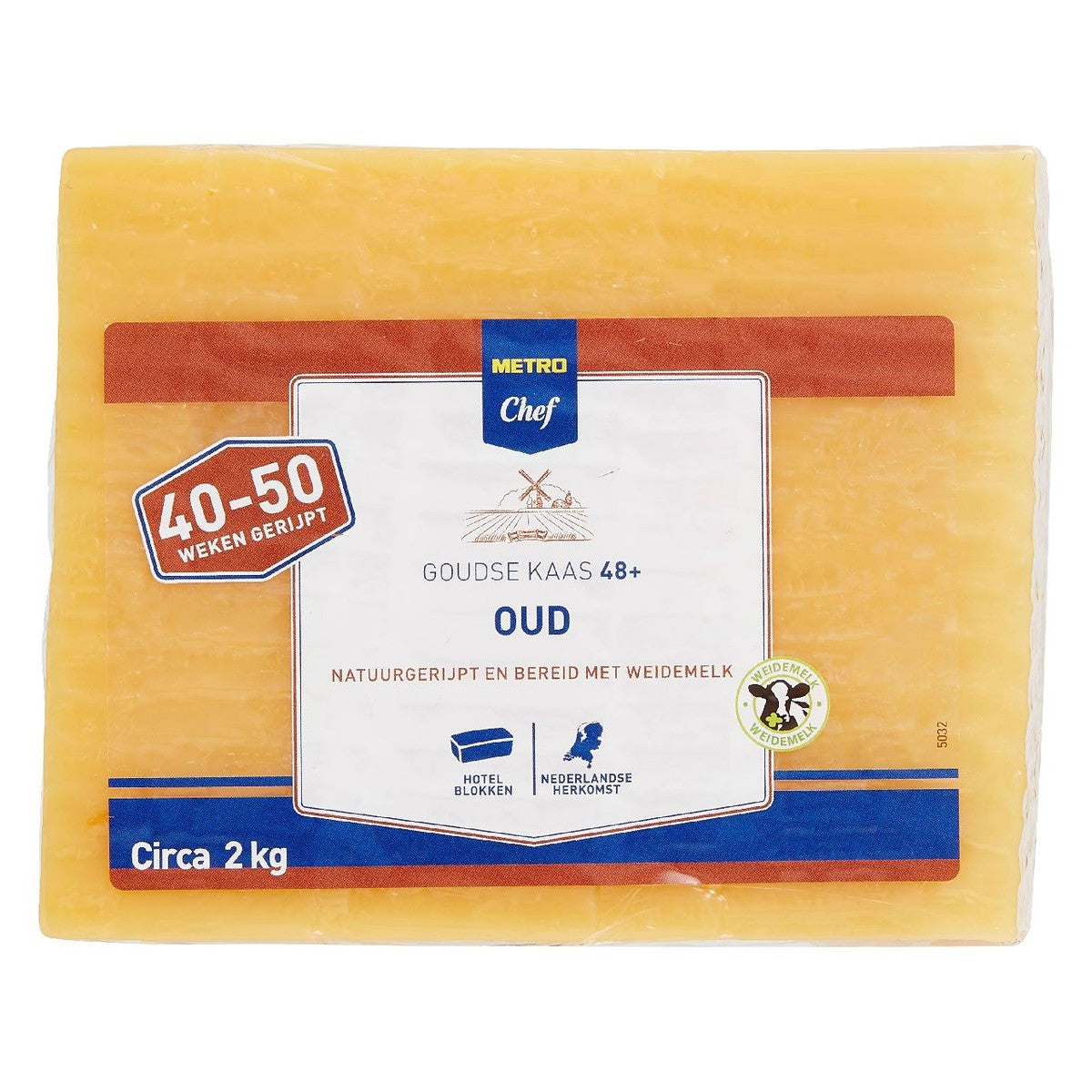 Gouda cheese Oud 48+ hotel block approx. 2 kg