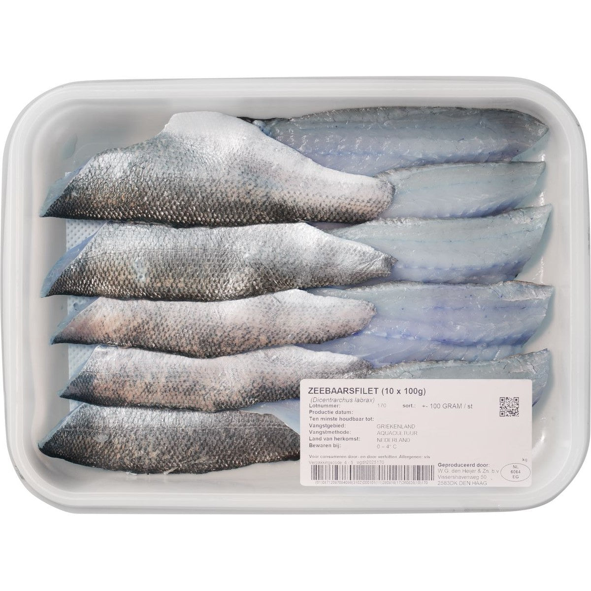 Sea bass fillet Culture 10 x approx. 100 g