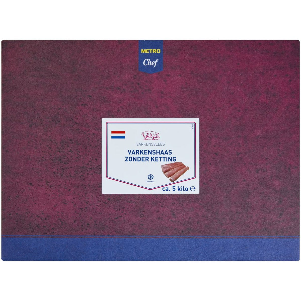 Pork tenderloin without chain frozen vacuum approx. 5 kg