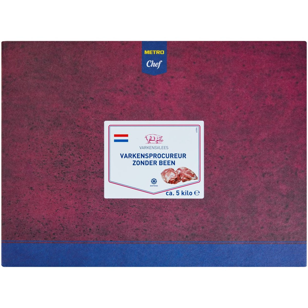 Boneless pork tenderloin frozen vacuum approx. 7.5 kg