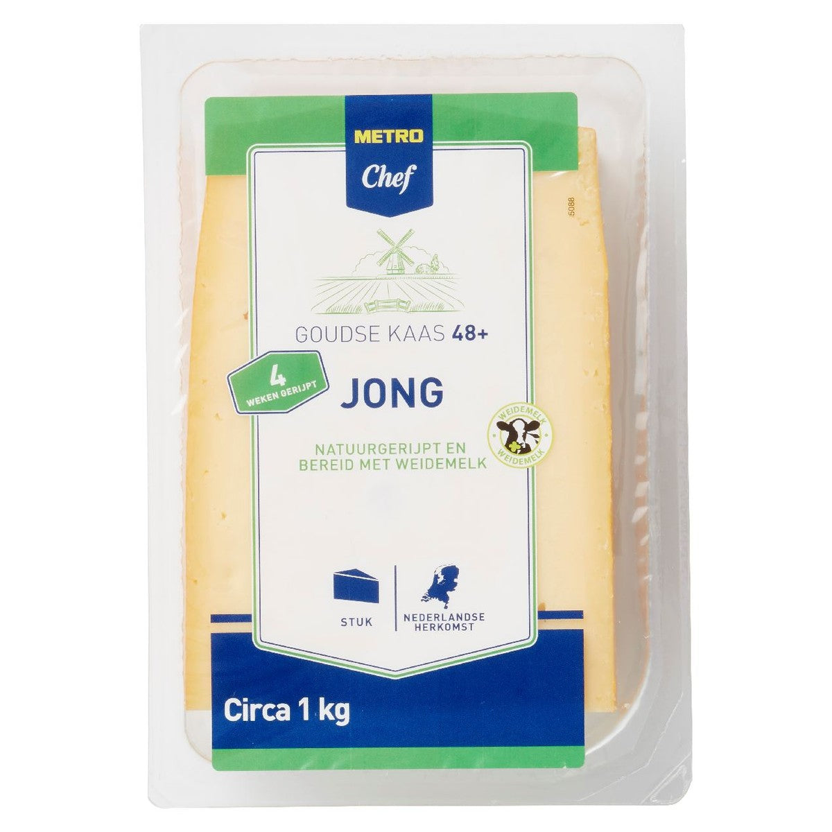 Gouda cheese Young 48+ approx. 1 kg