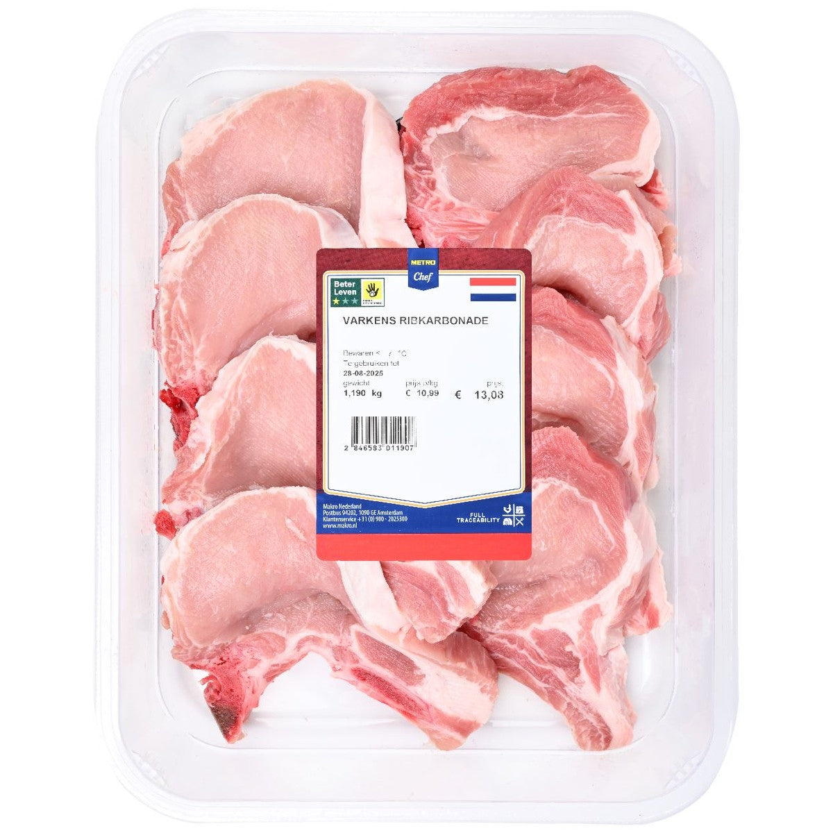 Pork rib chop 8 pieces better life 1 star