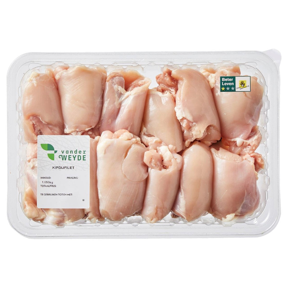 Greenland chicken Boneless chicken thigh fillet 1 kg better life 1 star fresh weight