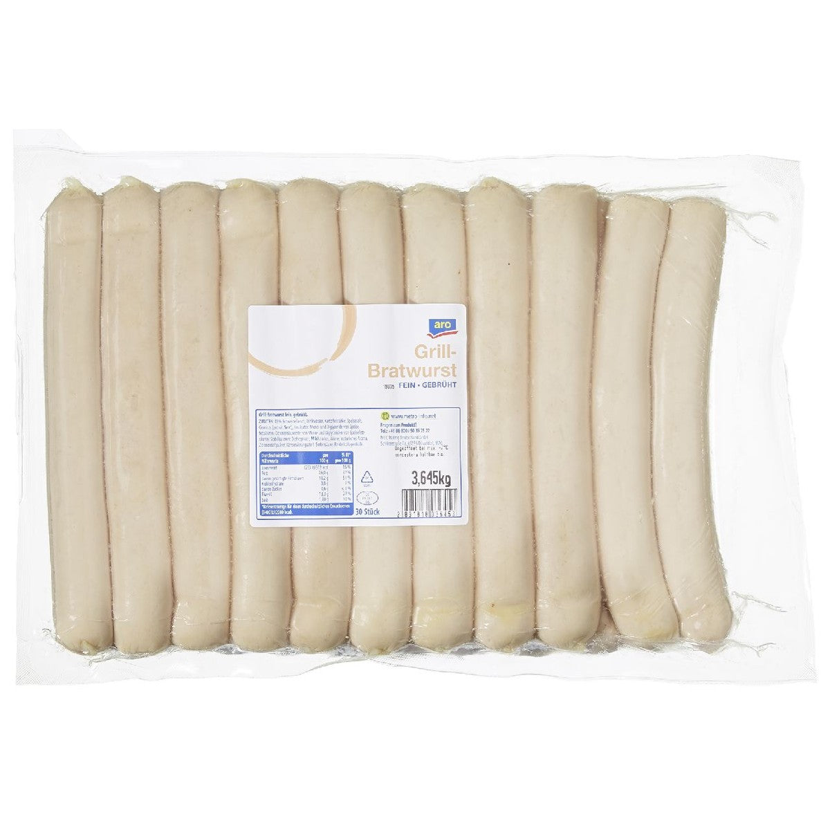 aro Bratwurst 30 x 120 g