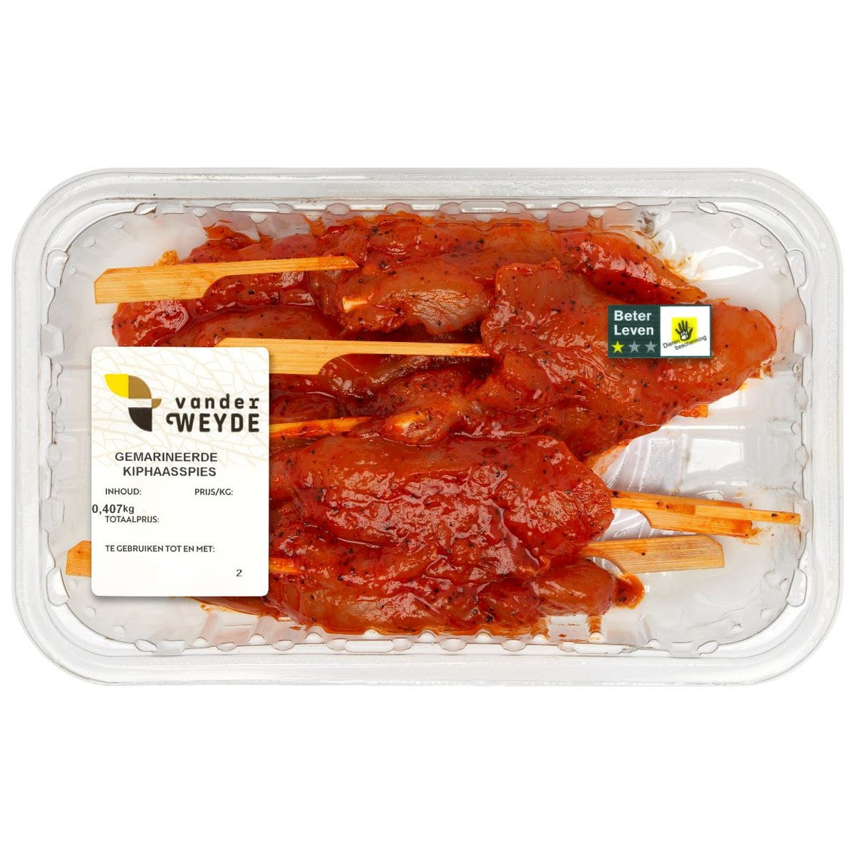 Chicken tenderloin skewer Marinated Better Life 1 star