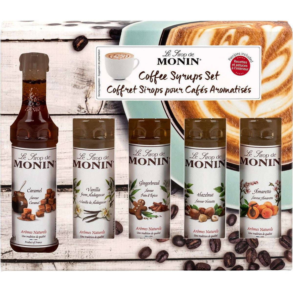 Monin Coffee set 5 pieces