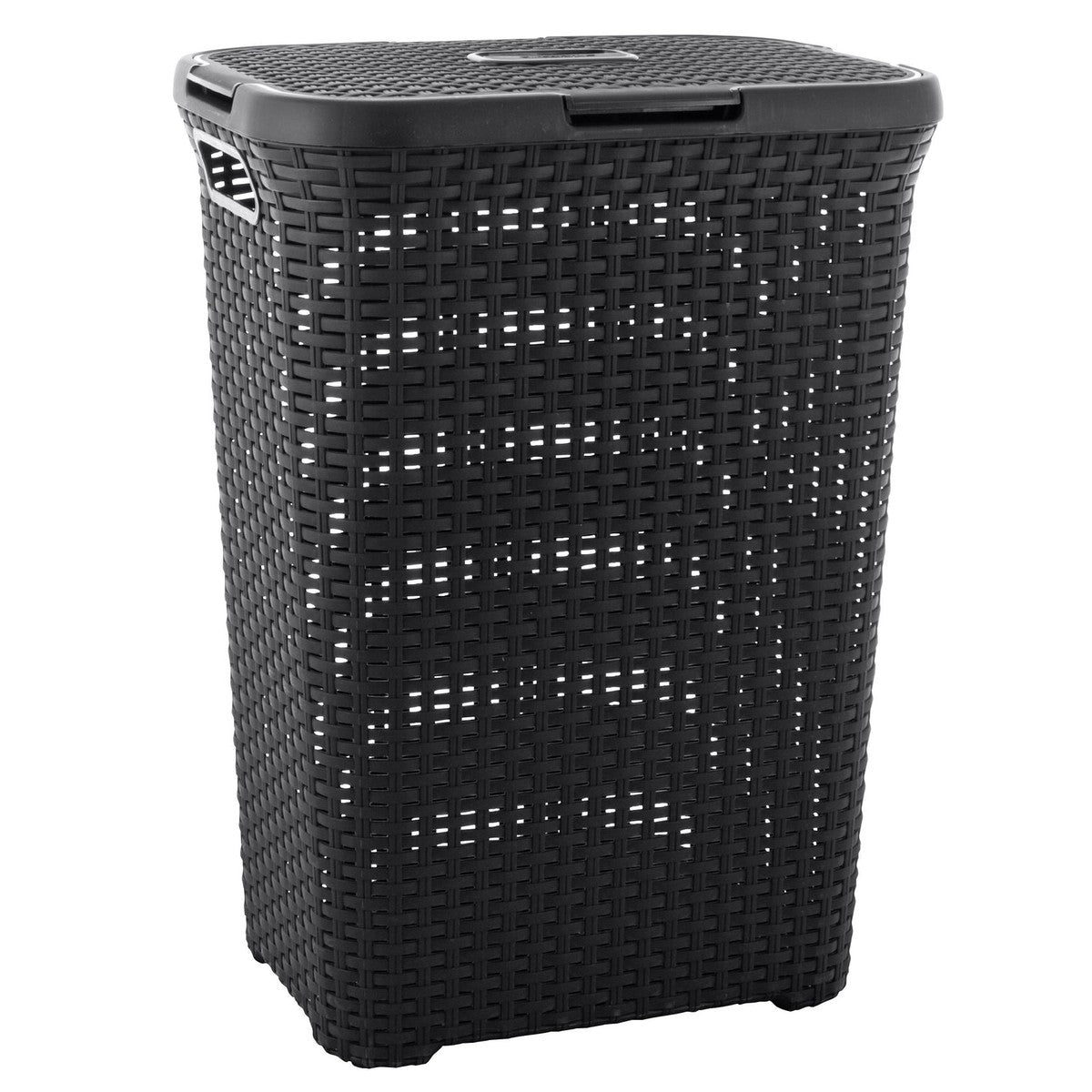 CURVER Style Laundry Basket 60 l Square Rattan Anthracite
