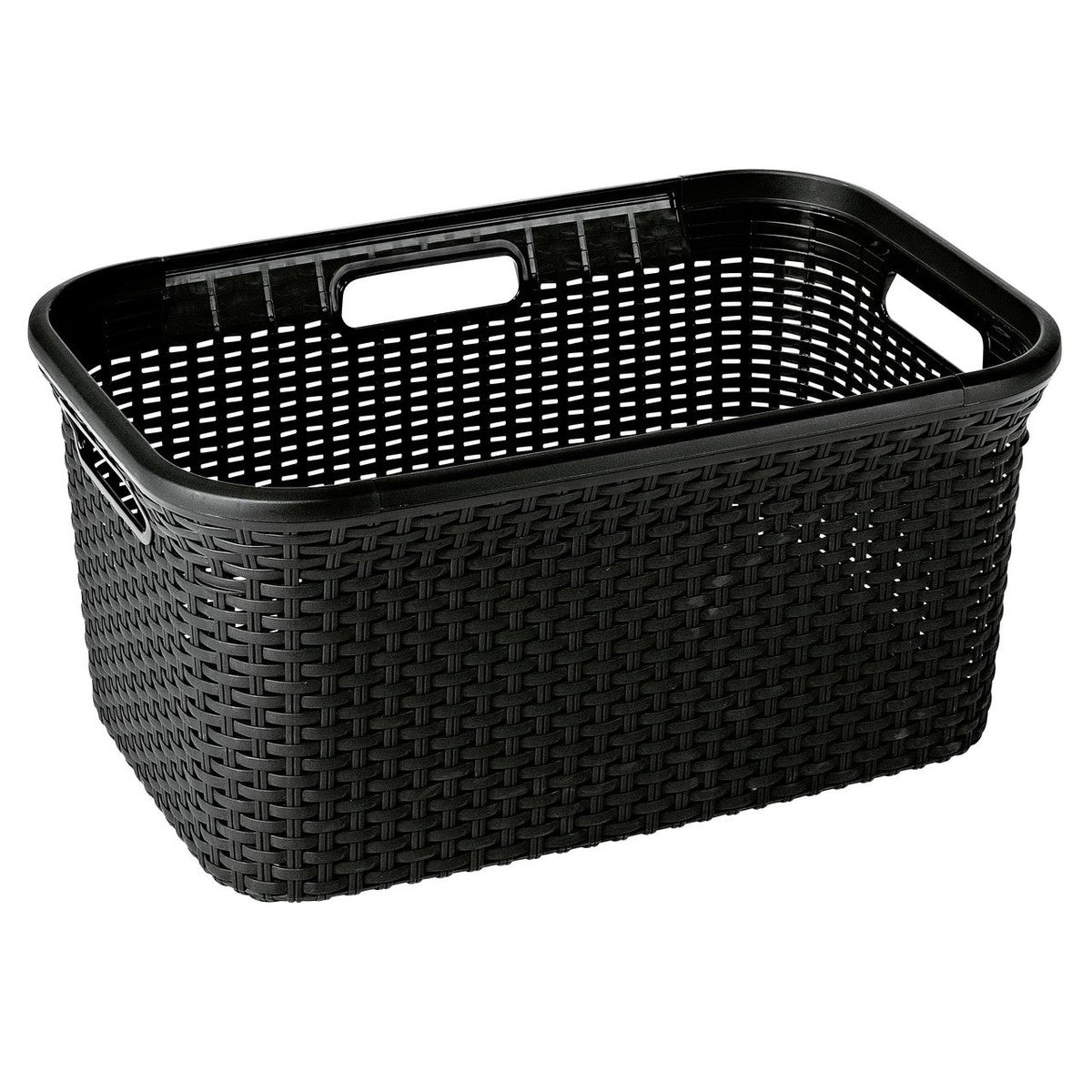 CURVER Style Laundry Basket 45 l Rectangular Rattan Anthracite