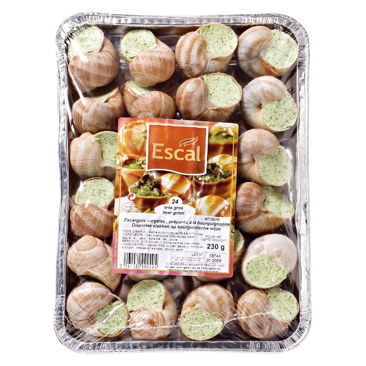 Escargot herb butter 24 pieces 200 g