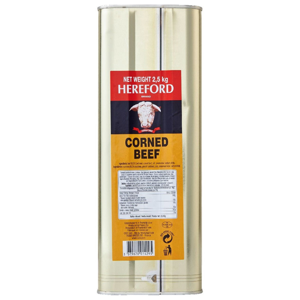 Hereford Corned beef 2.5 kg