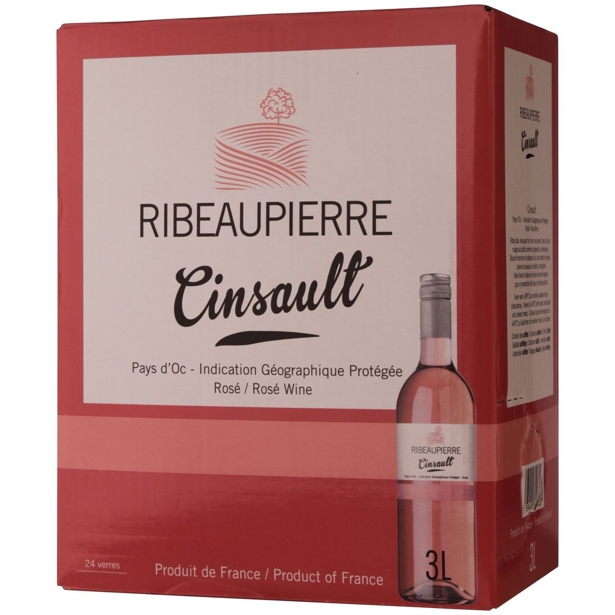 Ribeaupierre Rosé bag in box 3 l