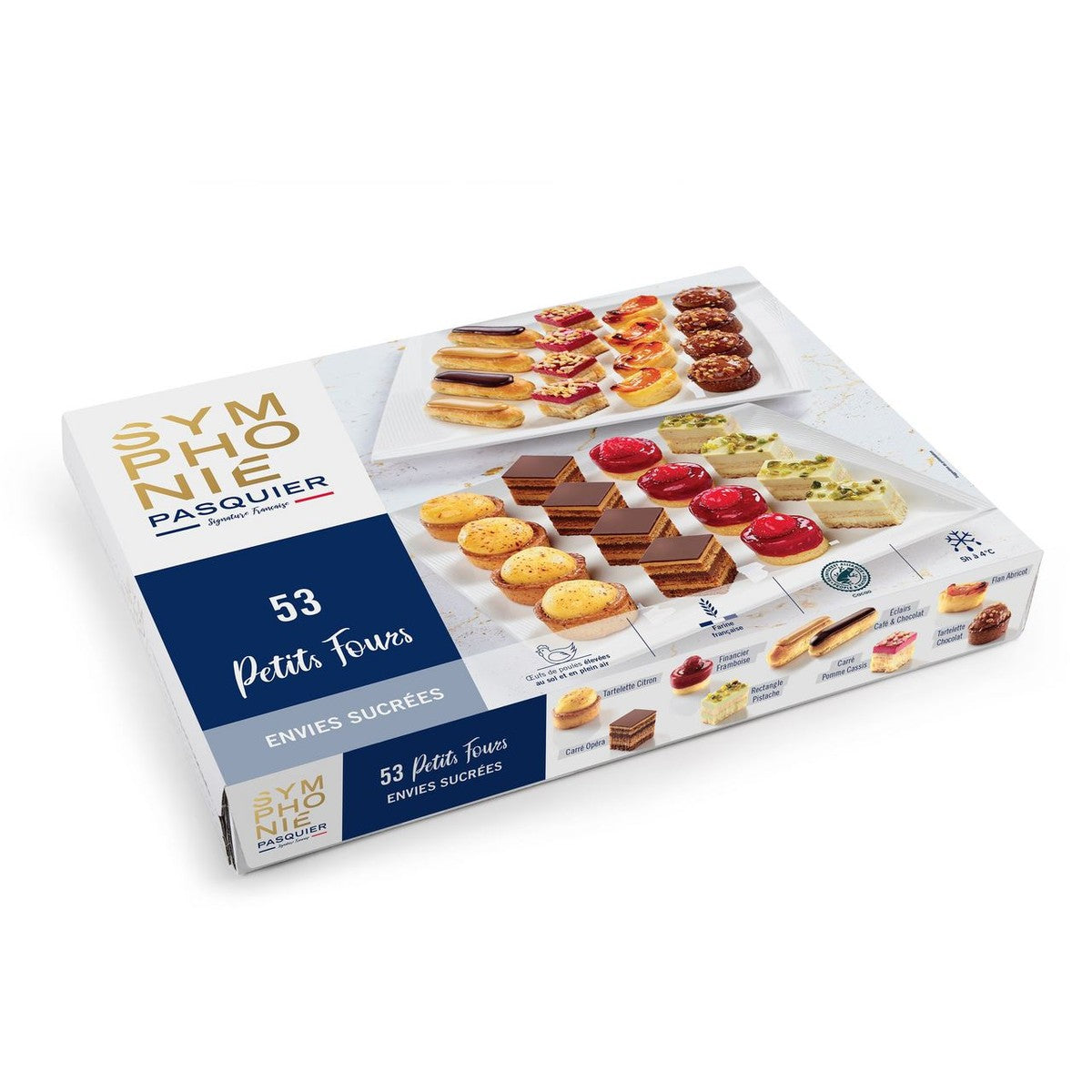 brioche Pasquier Symphonie Envies Sucrees 53 petits fours 735 g