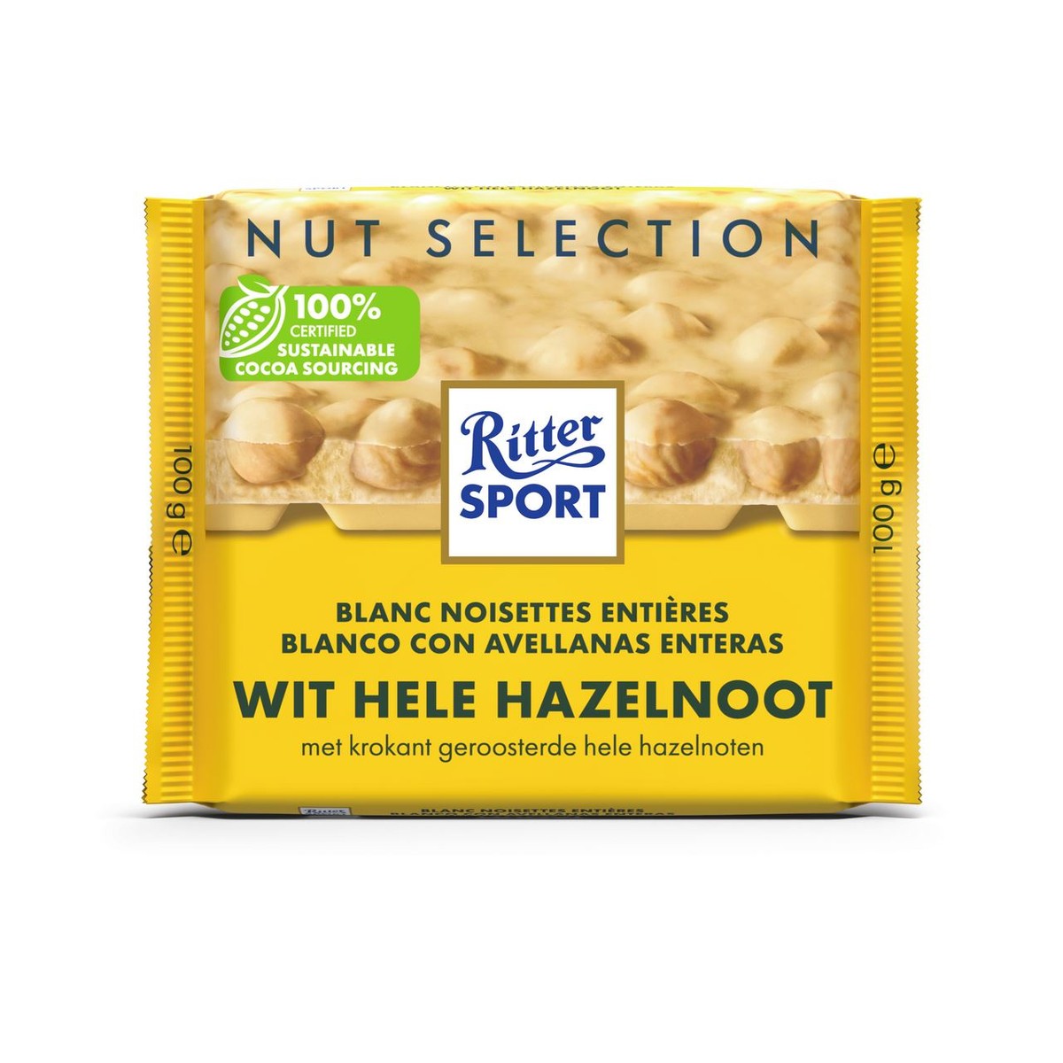 Ritter Sport White Whole Hazelnut 100 g