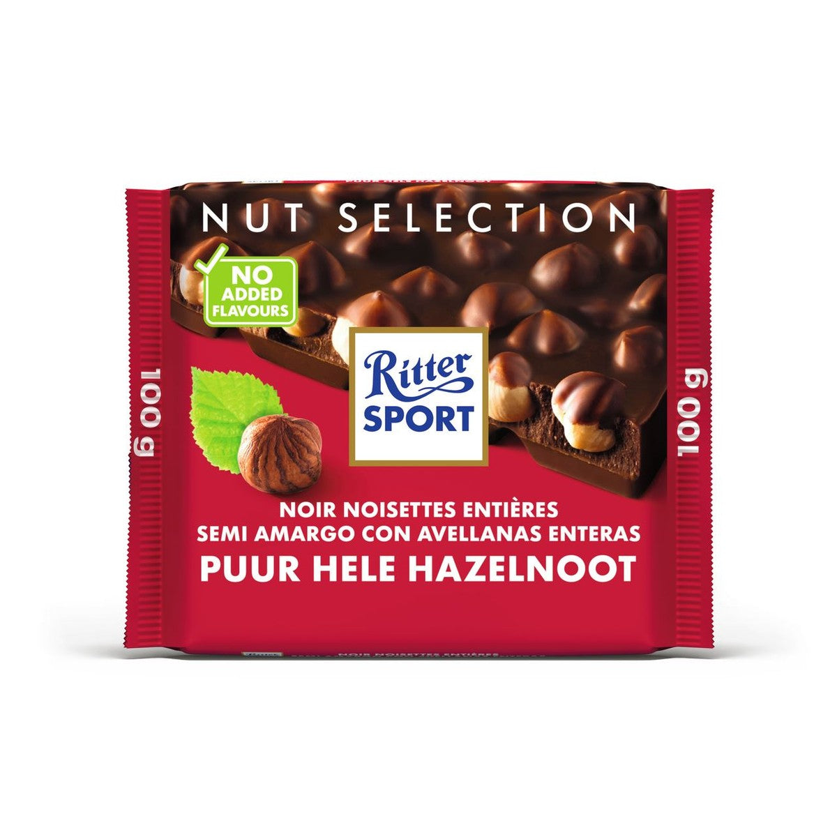 Ritter Sport Pure Whole Hazelnut 100 g