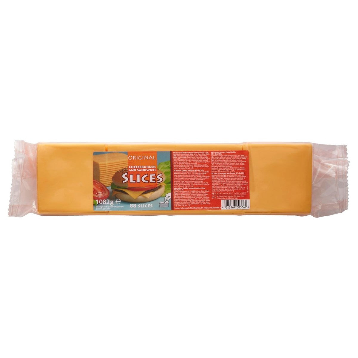 BLOOM Cheddar slices 1.08 kg