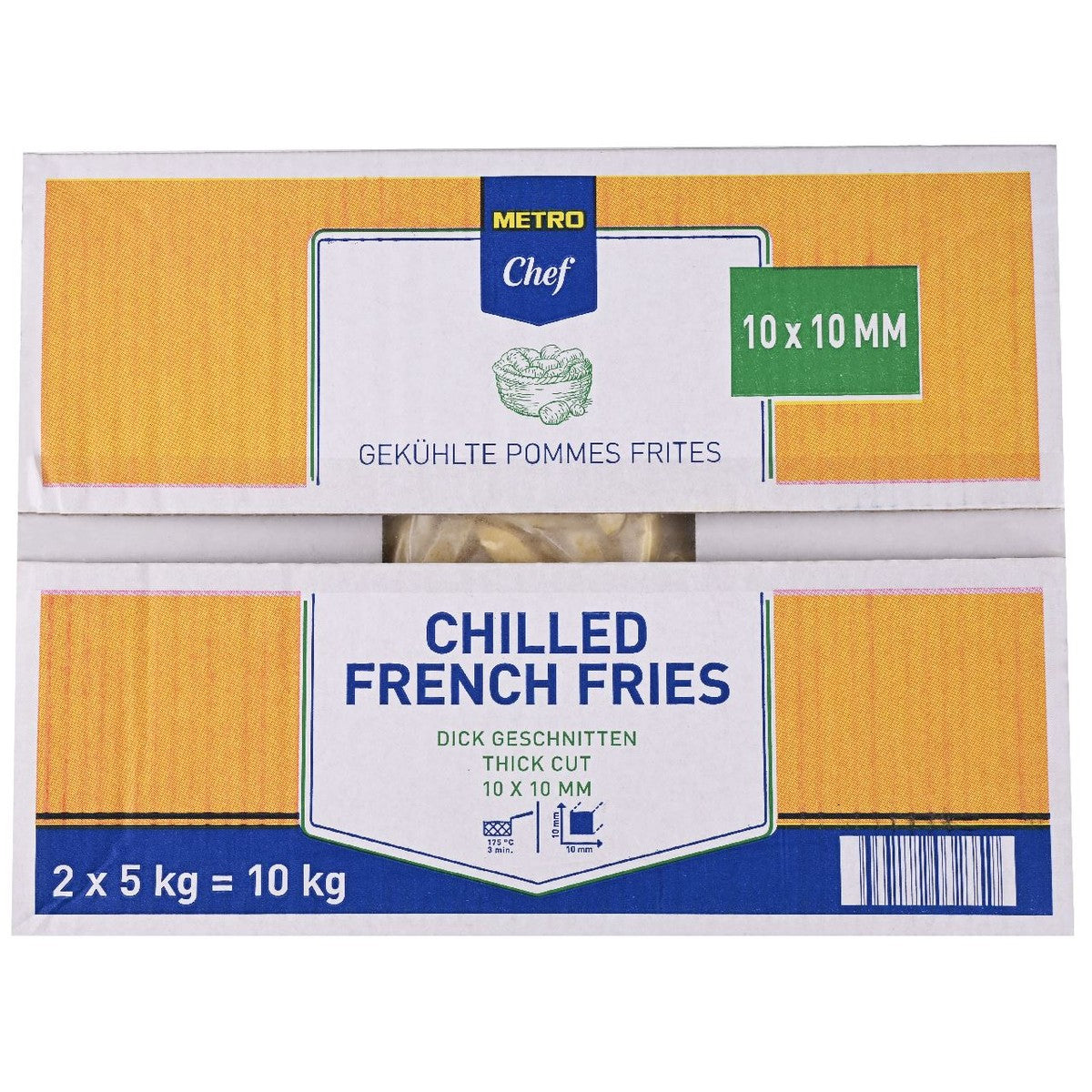 French fries 10 mm 10 kg