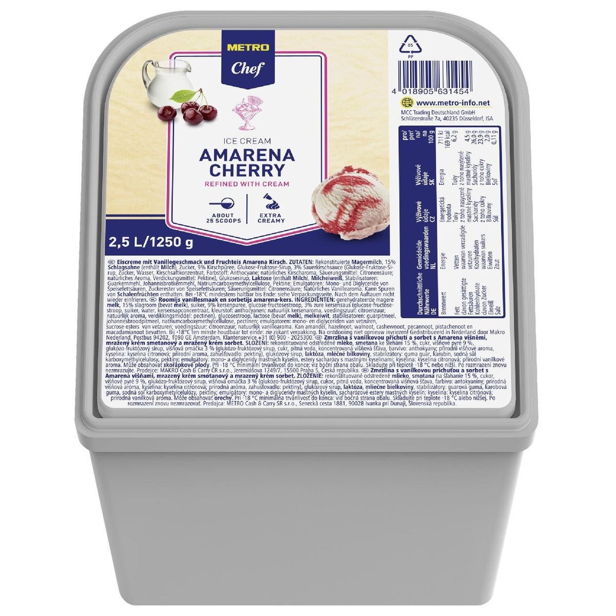 Ice cream Amarena Kirsch 2.5 l