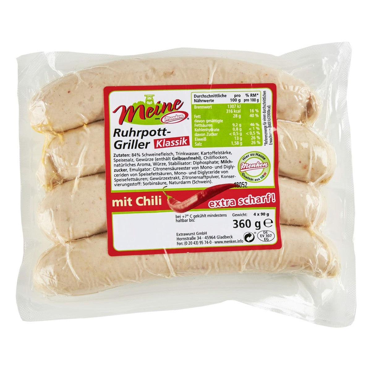 Ruhrpott Griller chilli 360 grams