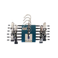 METRO PROFESSIONAL Clothing Hanger Metal Pants/Skirt 6 pieces