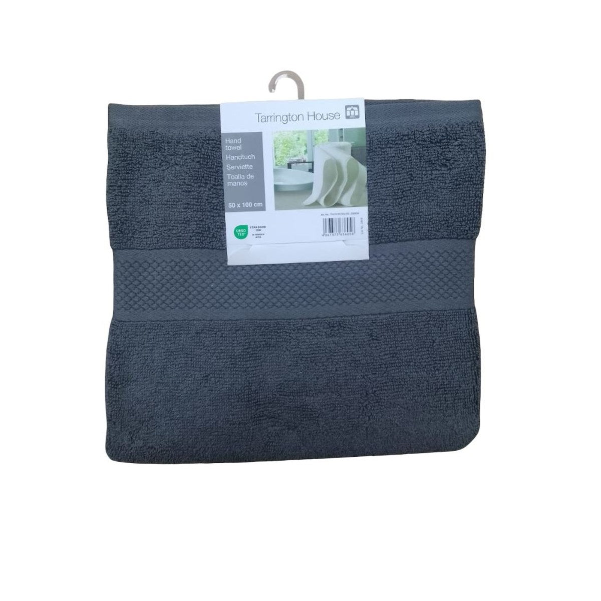 TARRINGTON HOUSE towel 50 x 100 anthracite