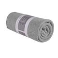 TARRINGTON HOUSE Melange Effect Fleece Blanket 130 x 170 cm light gray
