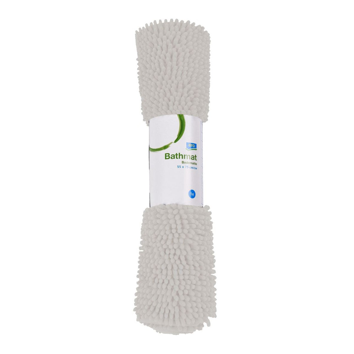 aro Chenille Bathmat 55 x 75 cm plain white