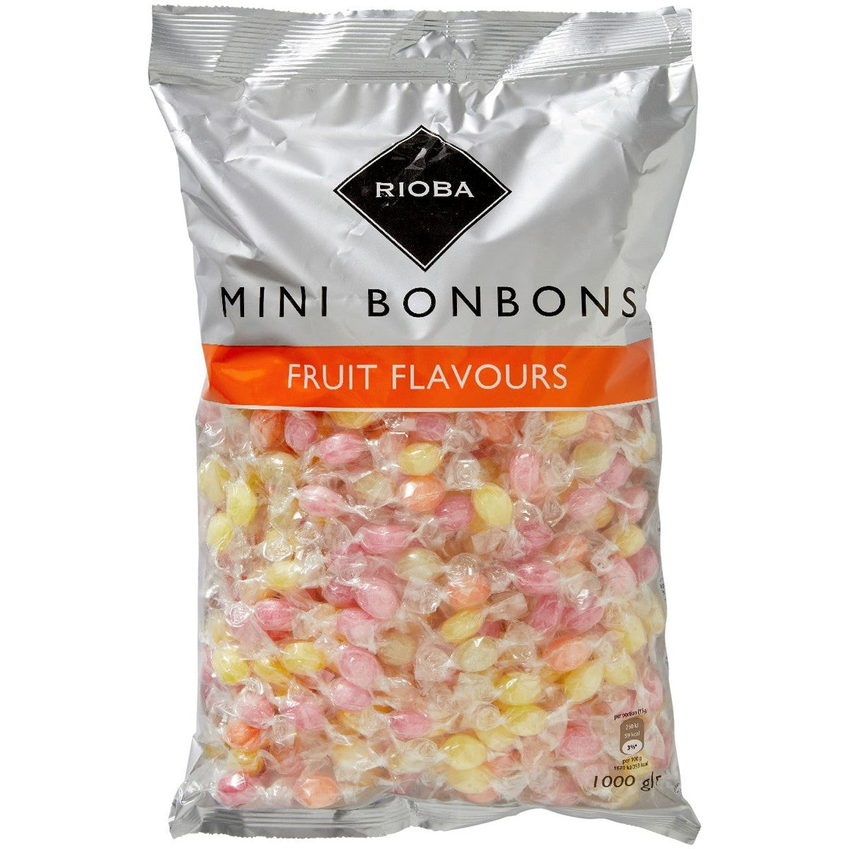 RIOBA Mini chocolates fruit flavors 1000 grams