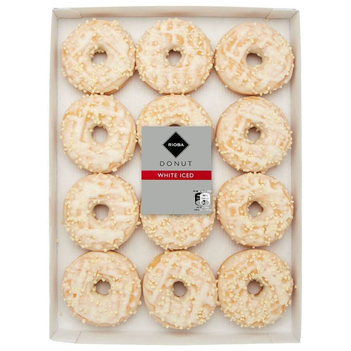 RIOBA Donuts White Crumble 12 x 55 g