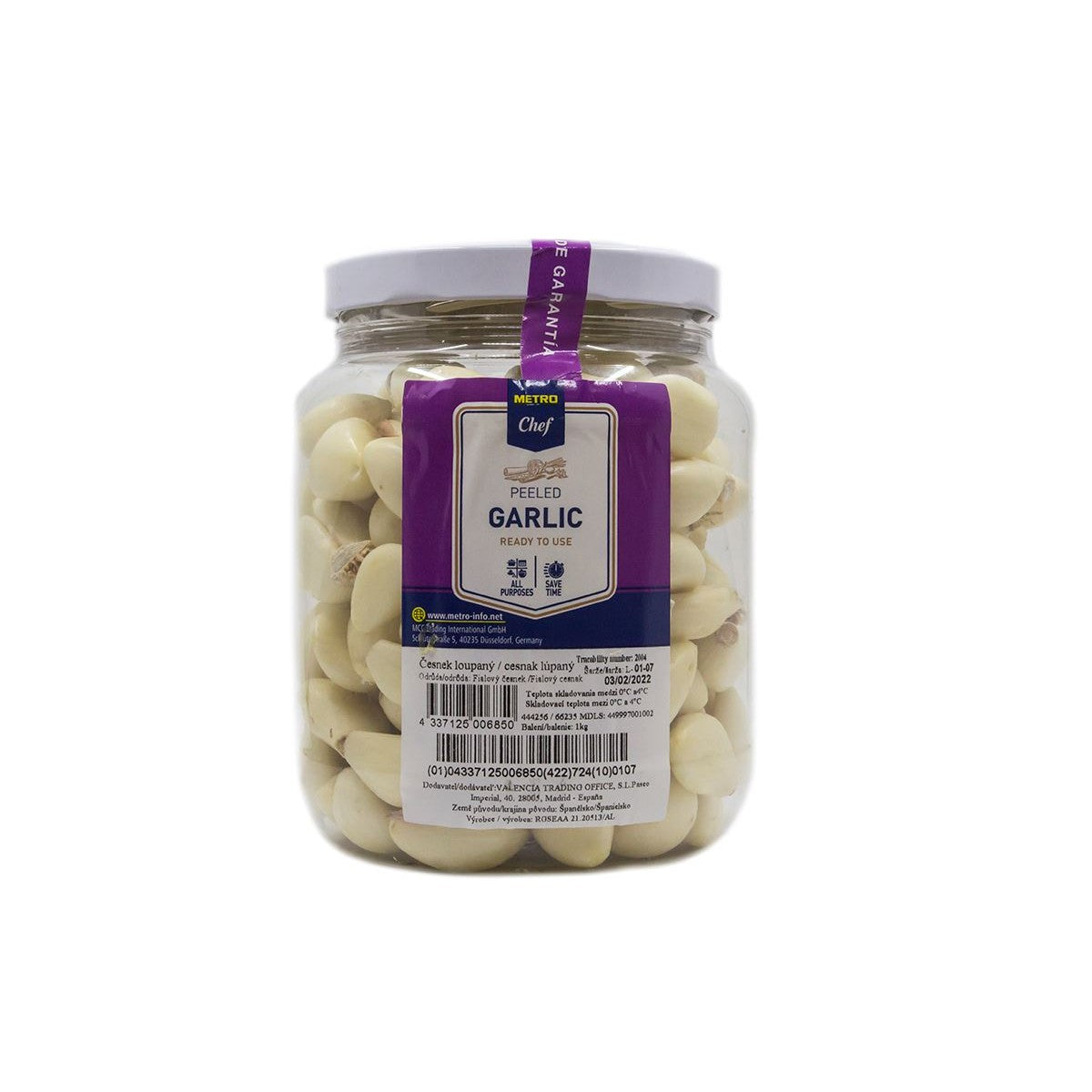 Garlic peeled 1 kg
