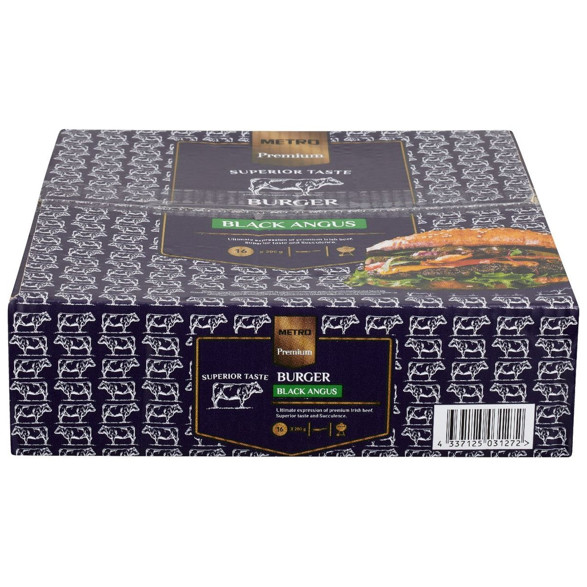 METRO Premium Black Angus Hamburger frozen 16 x 200 g