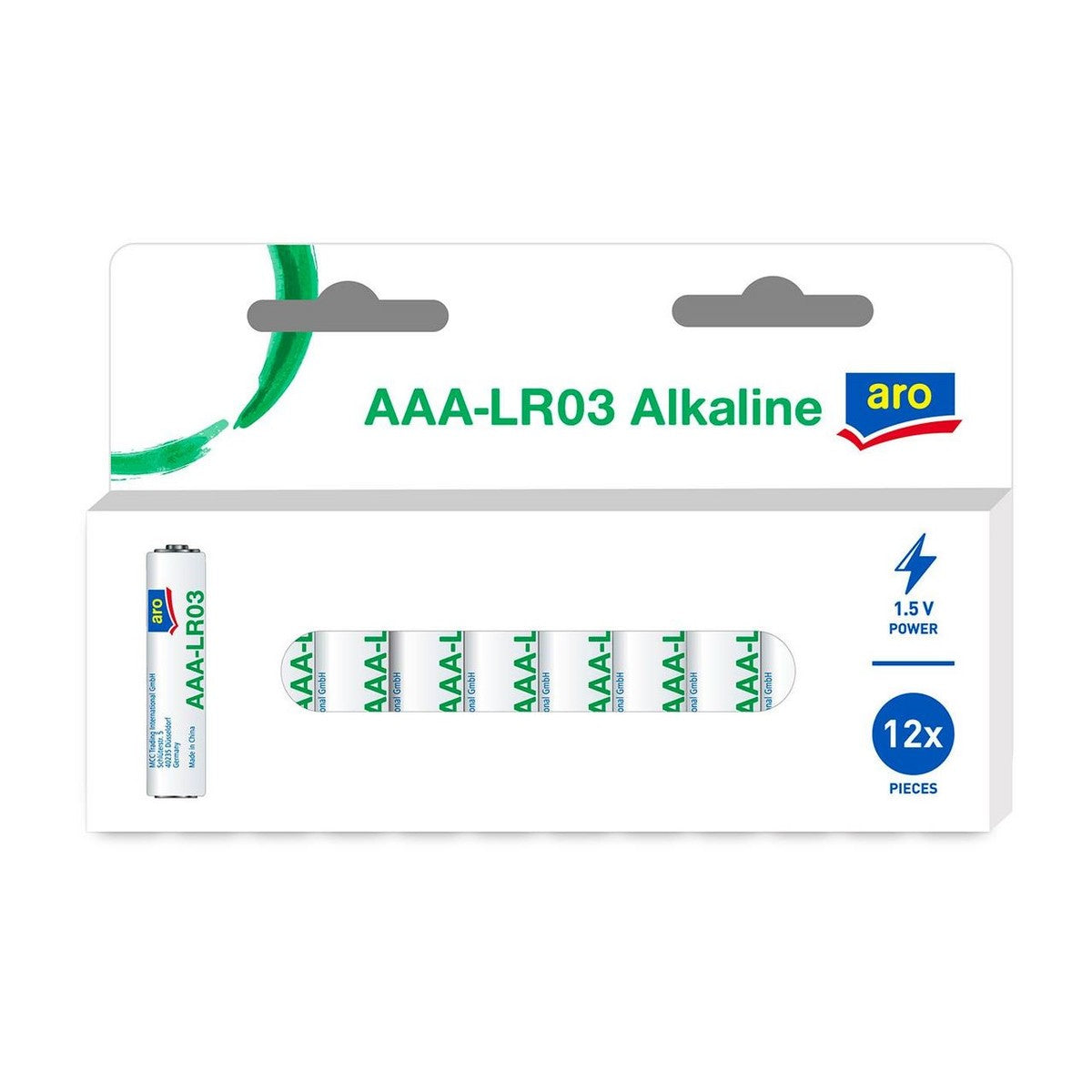 aro Lr03 Aaa Alkaline Batteries 12 pieces