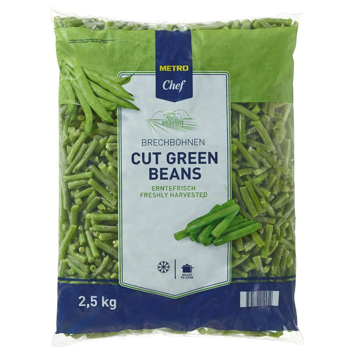 Sliced ​​beans 2.5 kg