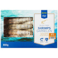 Raw Black Tiger shrimps with head and shell 8/12 800 g