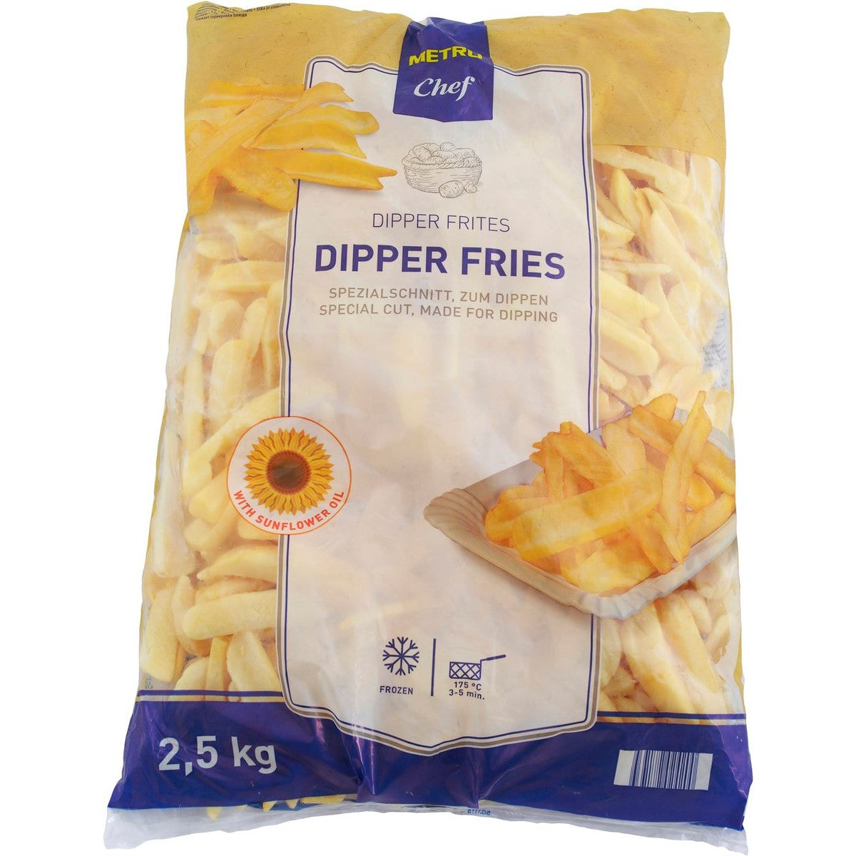Dipper Fries 2.5 kg