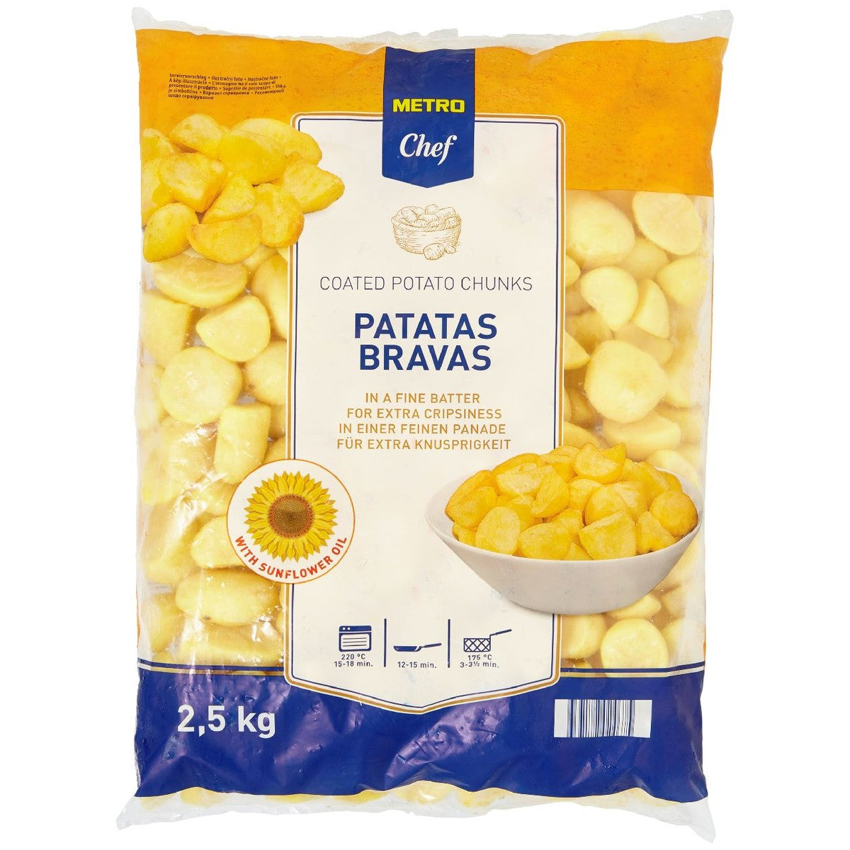 Patatas bravas 2.5 kg