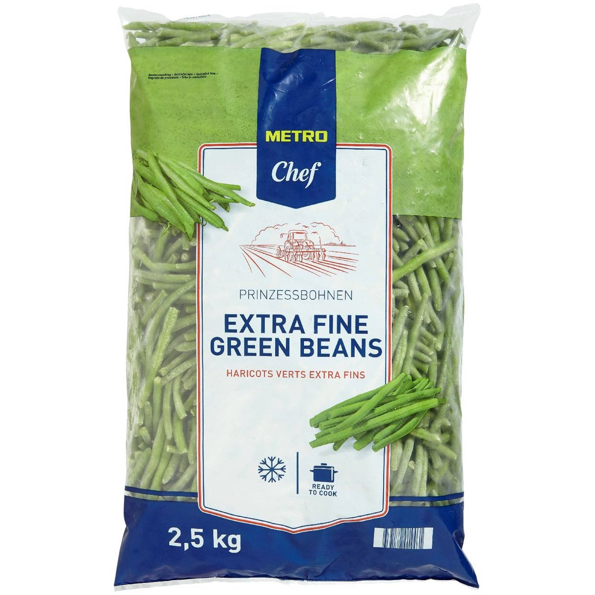 Fine green beans 2.5 kg