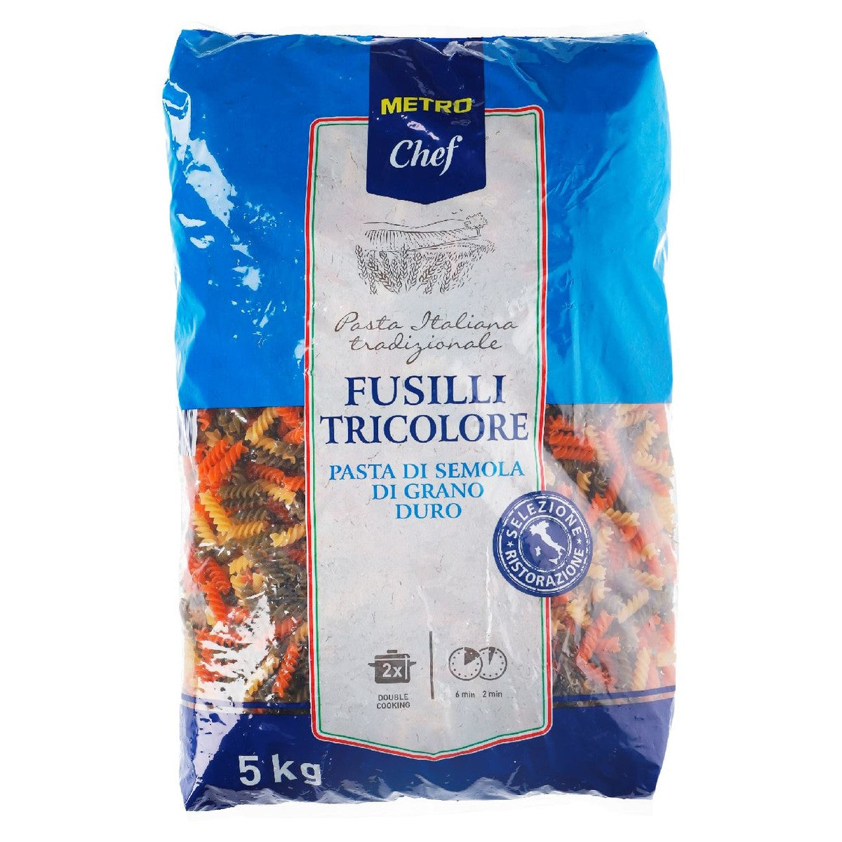Fusilli tricolore 5 kg