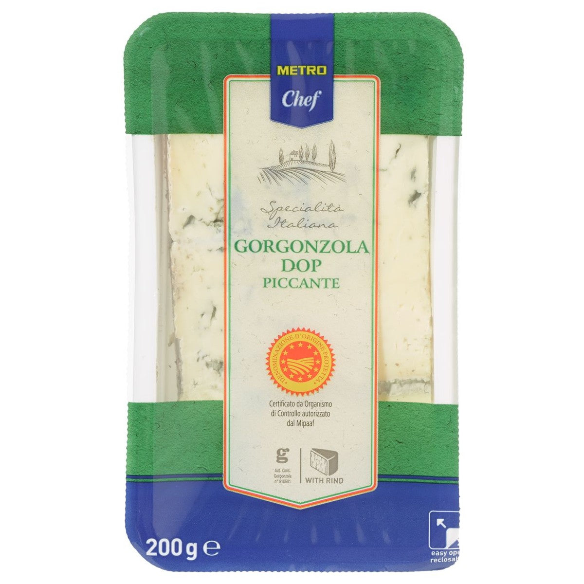 Gorgonzola piccante with crust 200 g