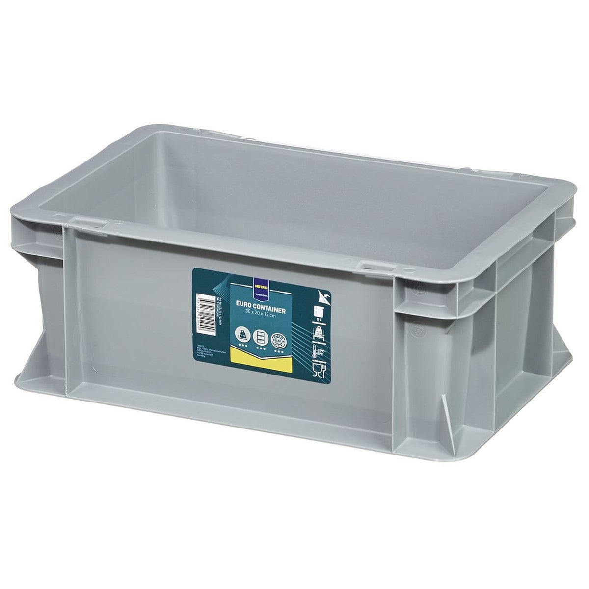 METRO PROFESSIONAL Euro Container 30 x 20 x 12 cm gray