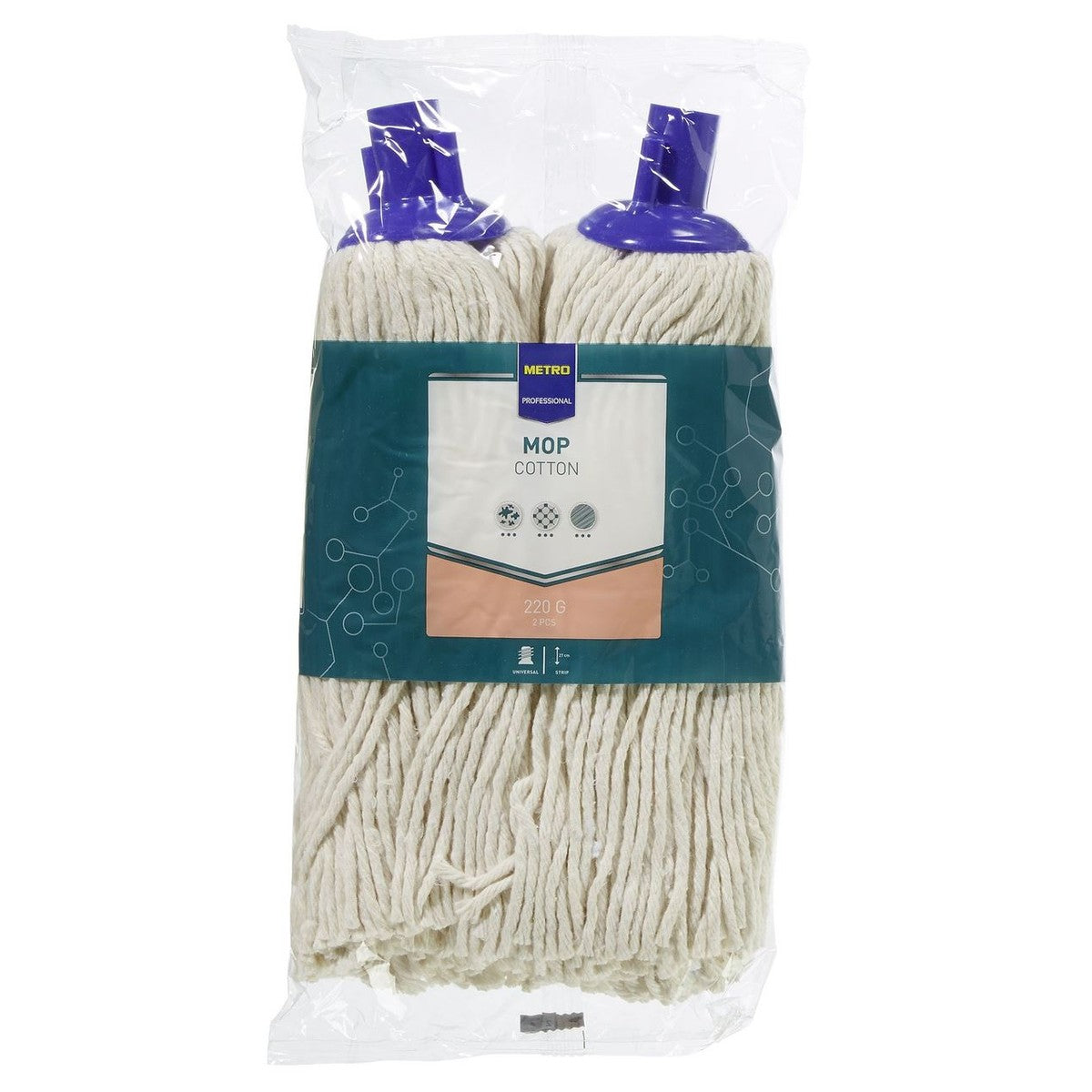 METRO PROFESSIONAL Spanish Mop 220G 2 pcs