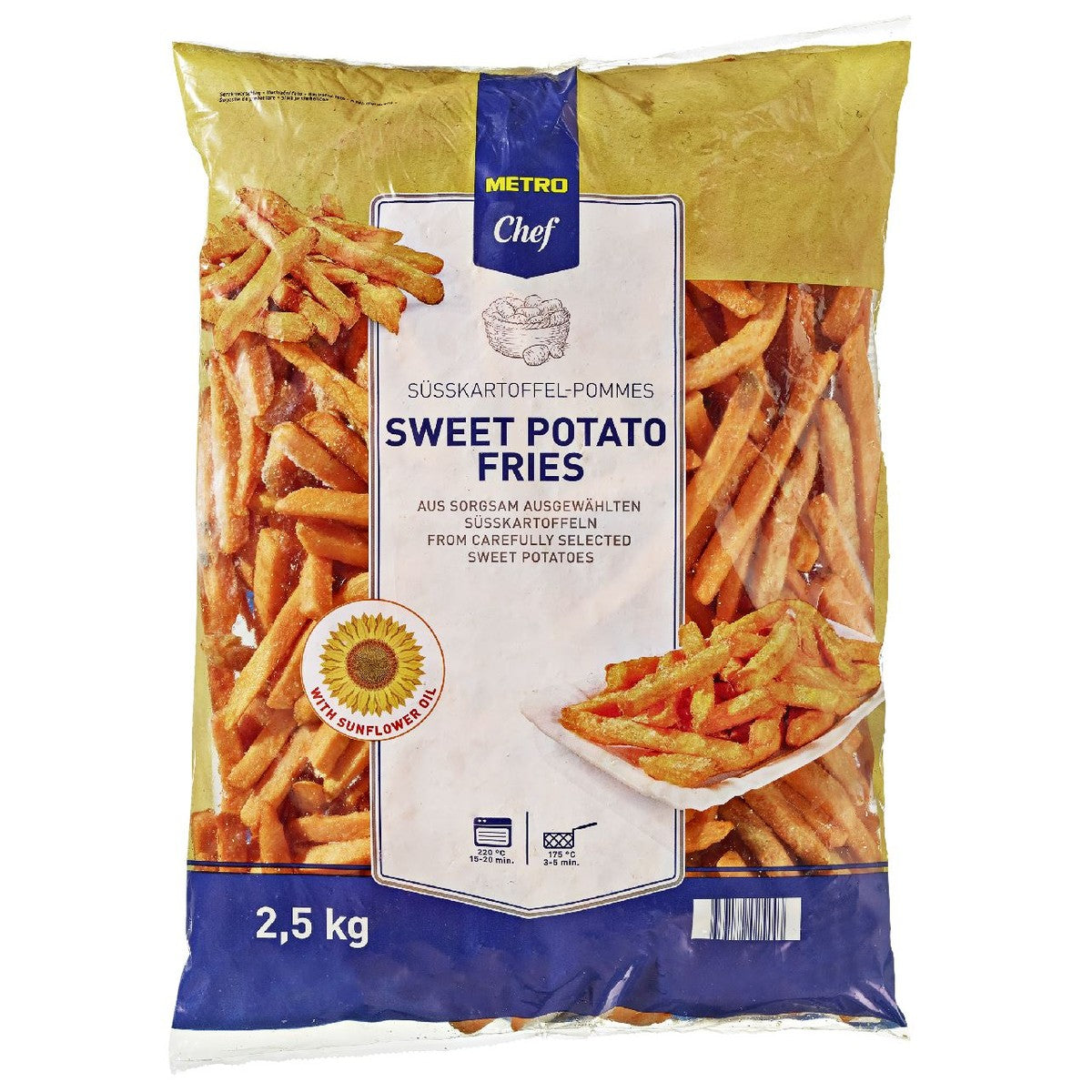 Sweet Potato Fries 2.5 kg