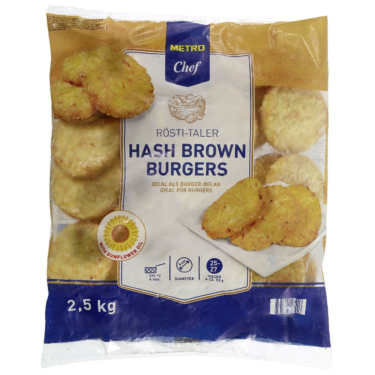 Hashbrown/Rösti Burger 2.5 kg