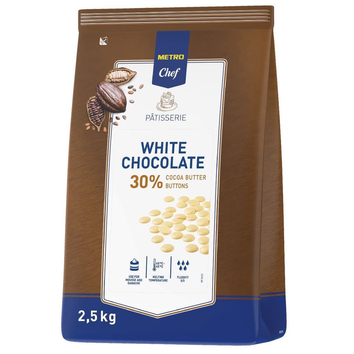 Chocolate White Callet 30% 2.5 kg