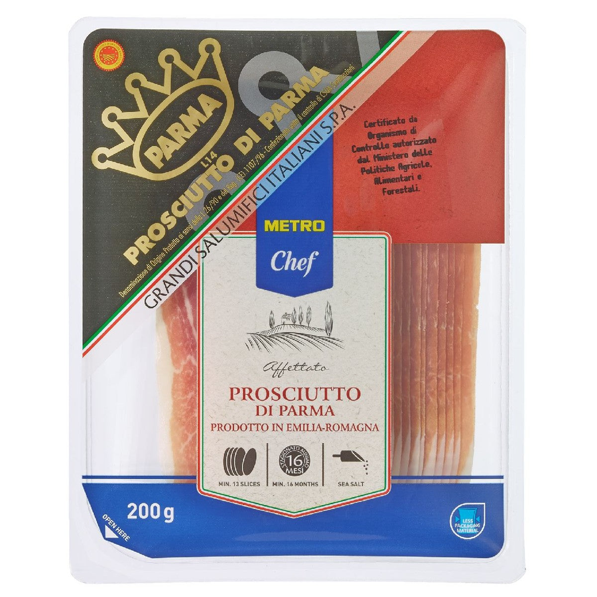Parma ham sliced ​​200 g