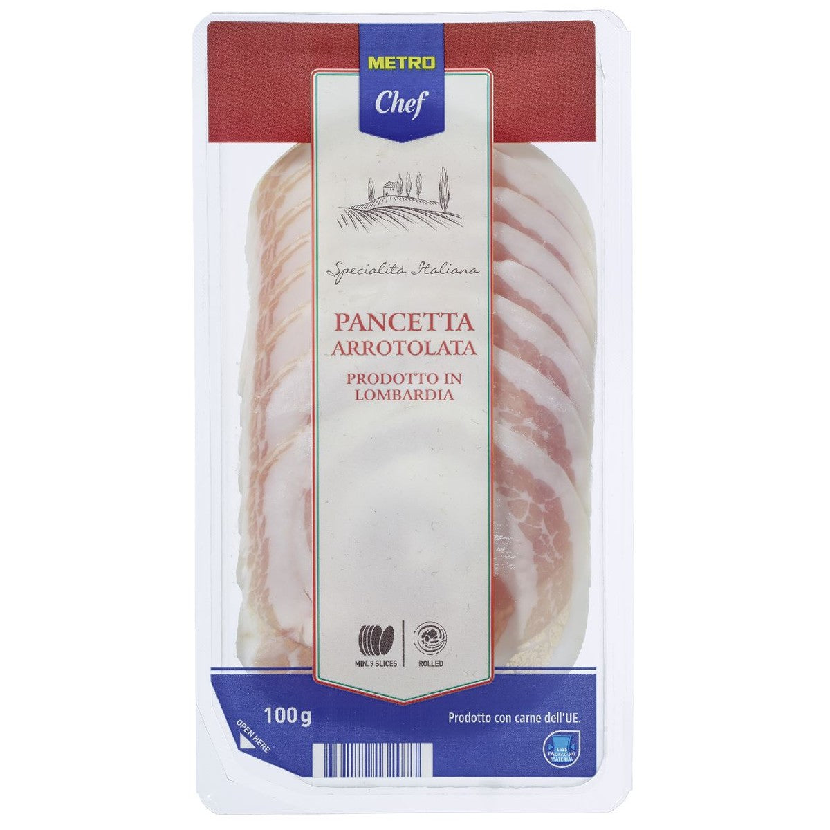 Pancetta sliced ​​100 g