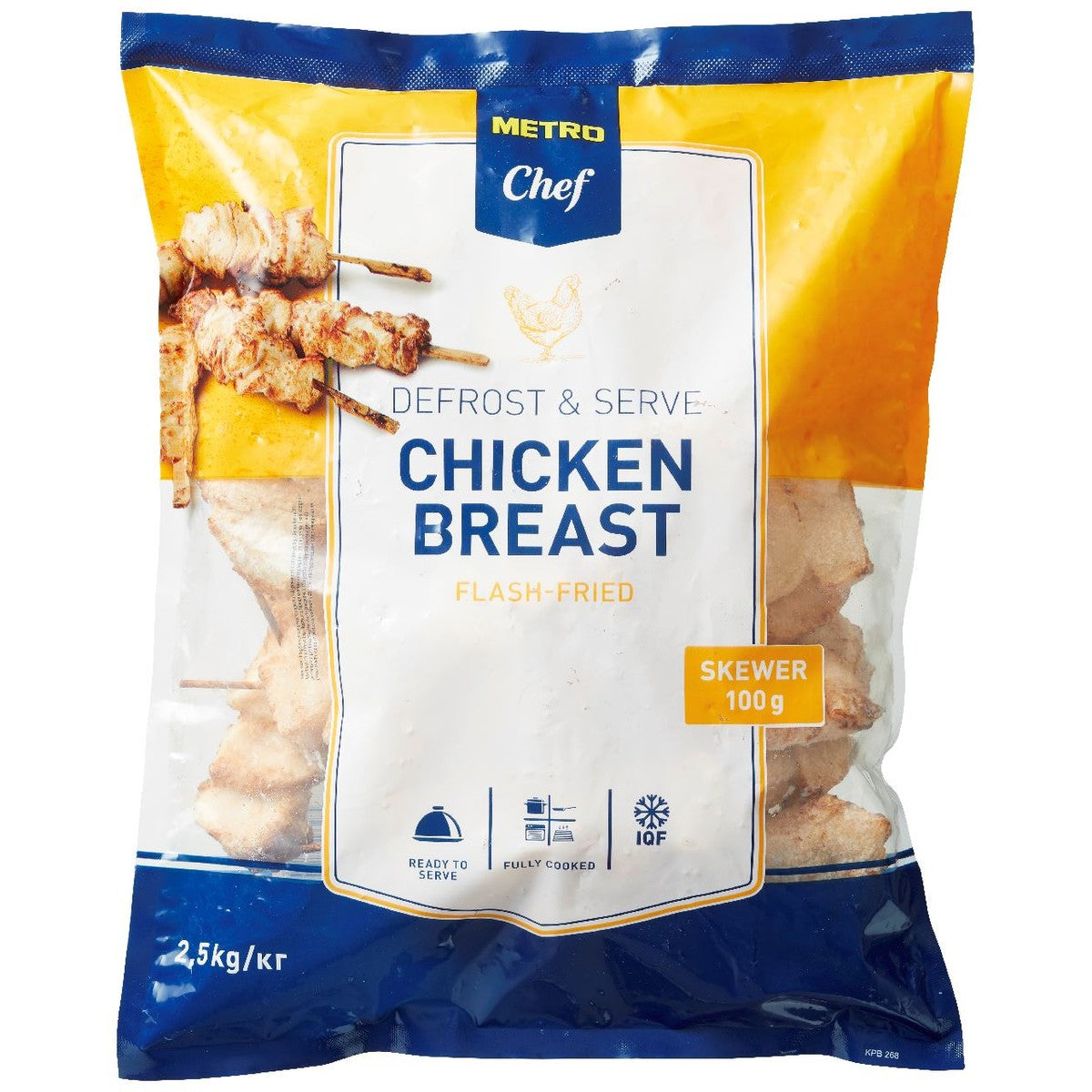Chicken skewer 100 g 2.5 kg