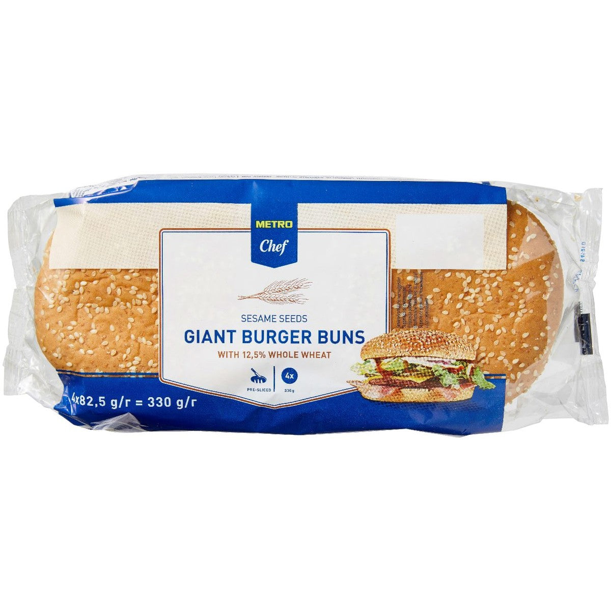 Hamburger buns sesame 6 x 50 g