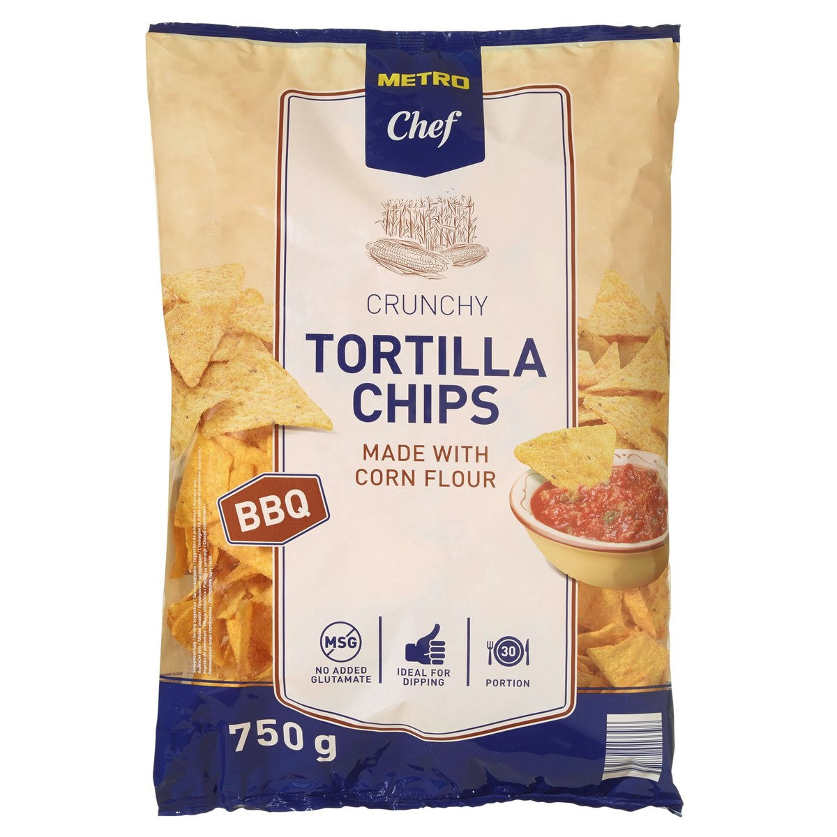 Tortilla chips BBQ 750 g