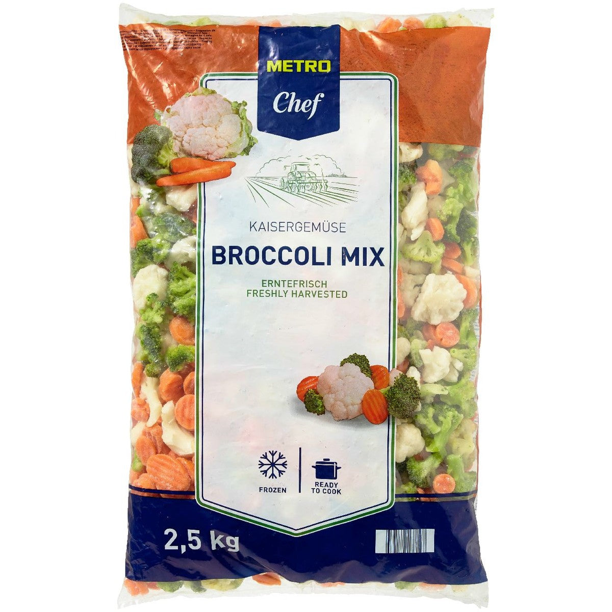 Broccoli/Cauliflower/Carrot mix 2.5 kg