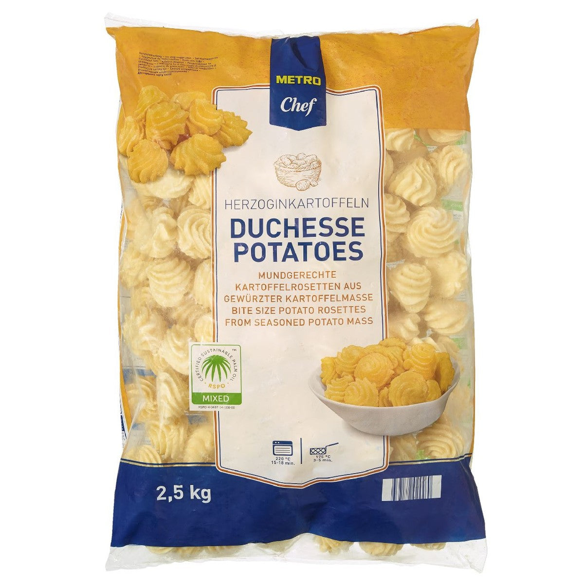 Pommes Duchess 2.5 kg